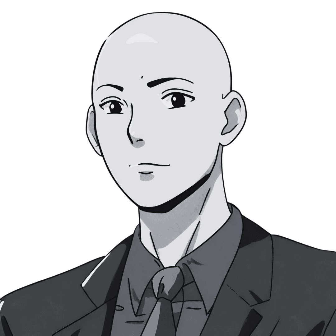 Bald Male Drawing