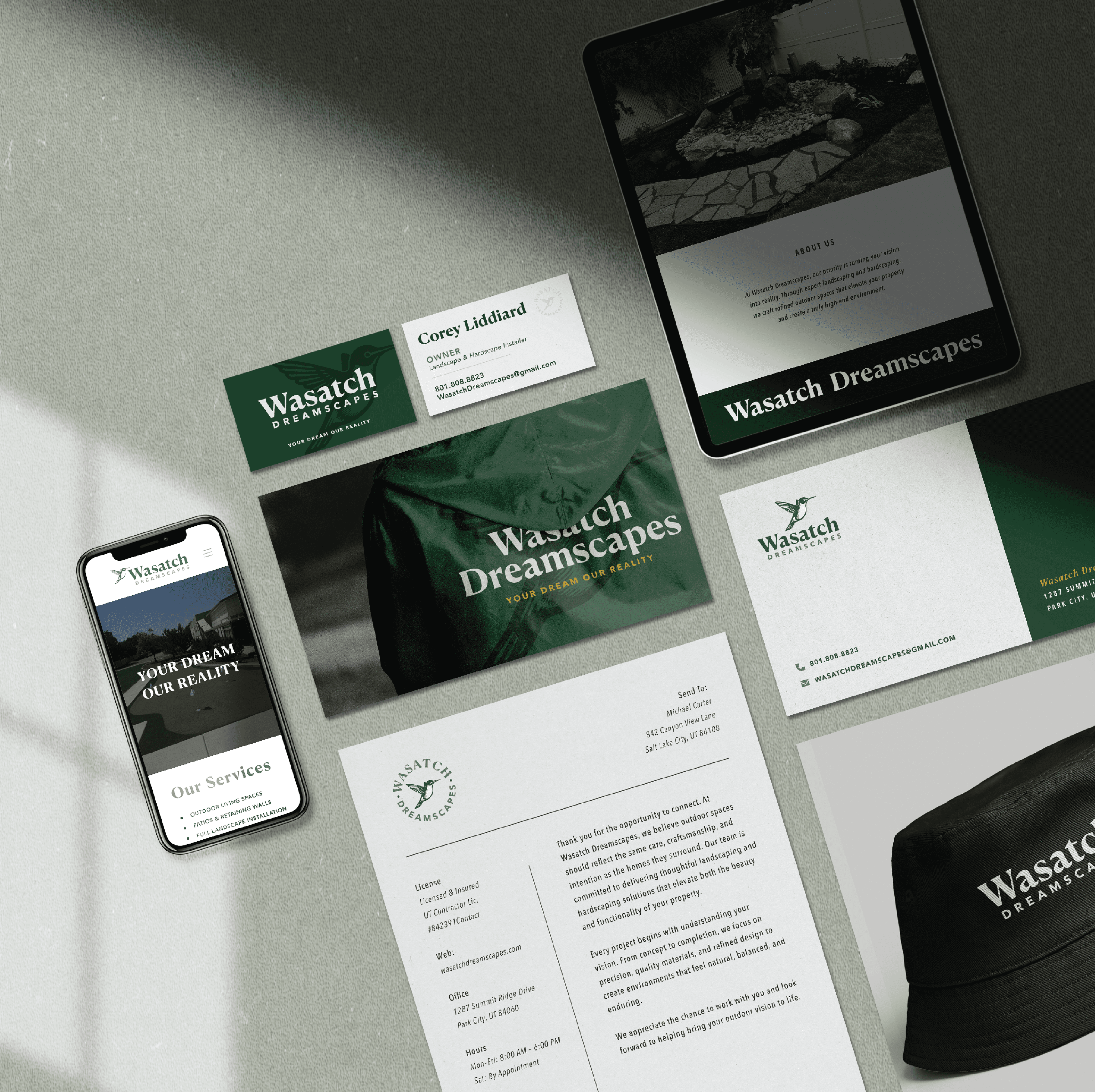 Wasatch Dreamscapes Mockup Board