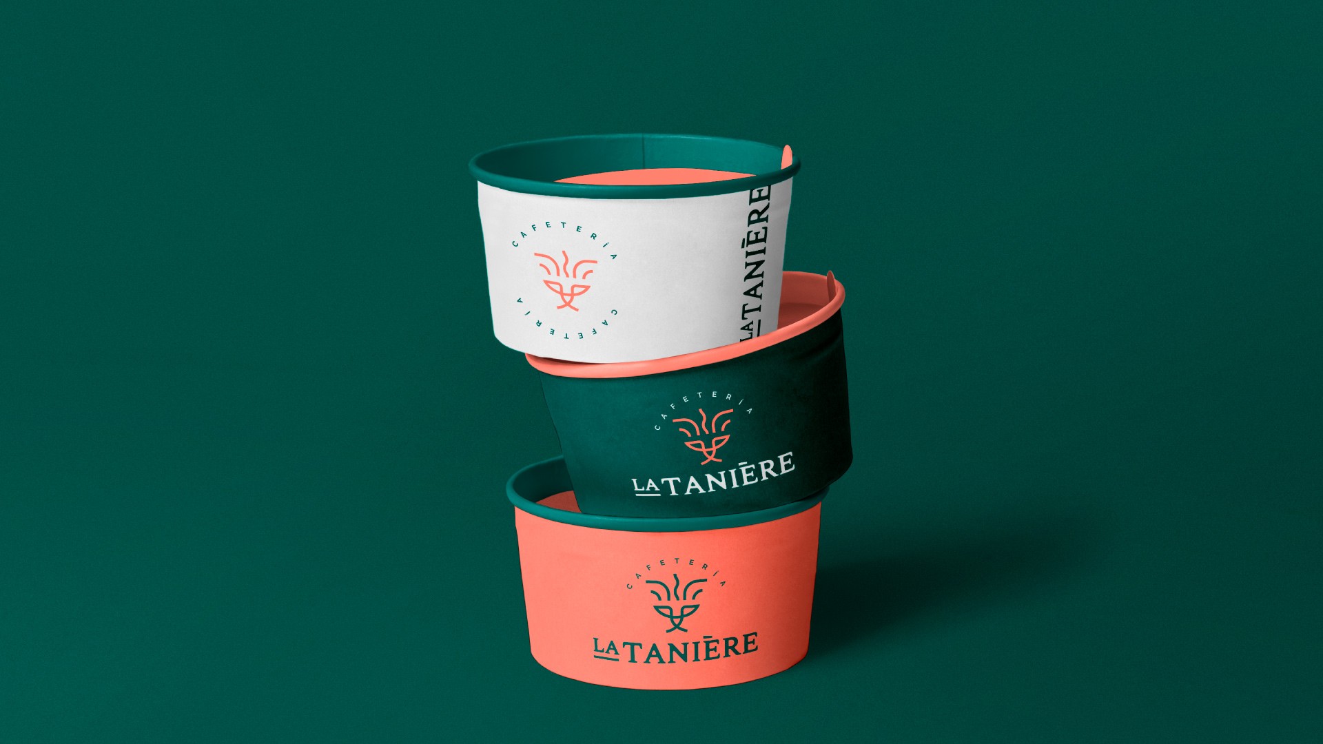 Proyecto de branding con logotipo de león minimalista creado por diseñador de marcas