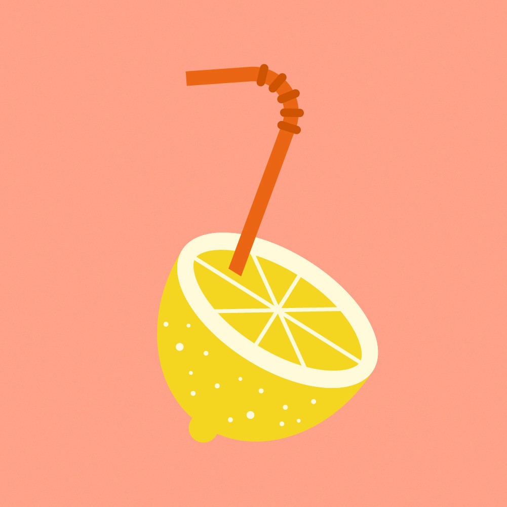 2d fruit orange illustration