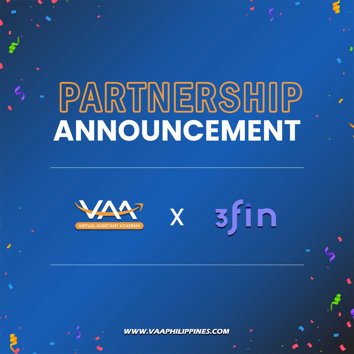 Text showing VAA and 3fin logos