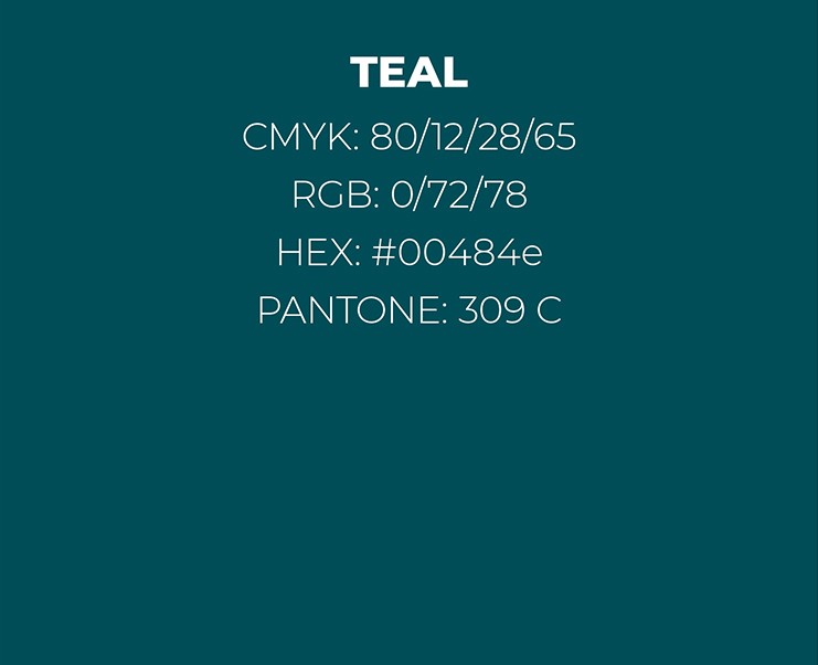 Farbpalette Teal