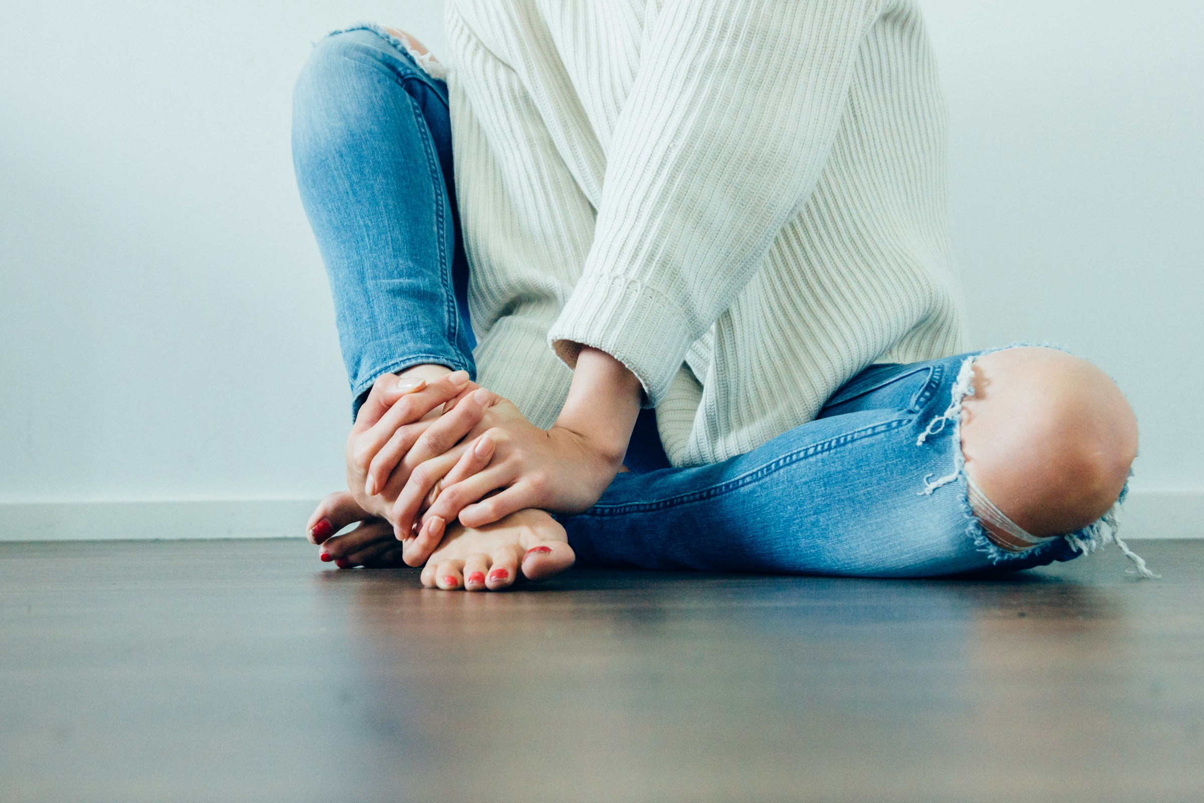 person on the floor - Best Sitting Posture on Floor