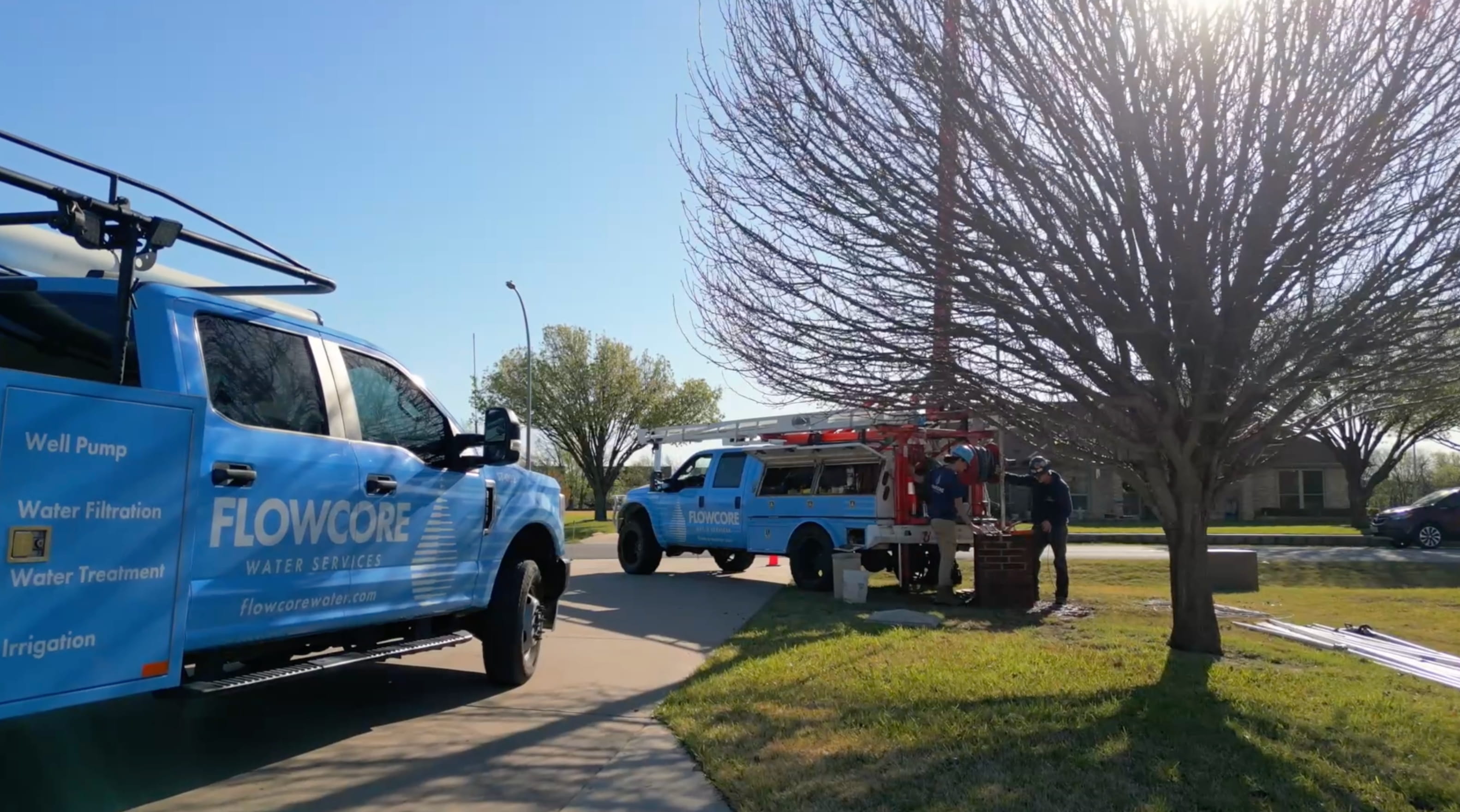 well repair in Mansfield TX by Flowcore Water. 
