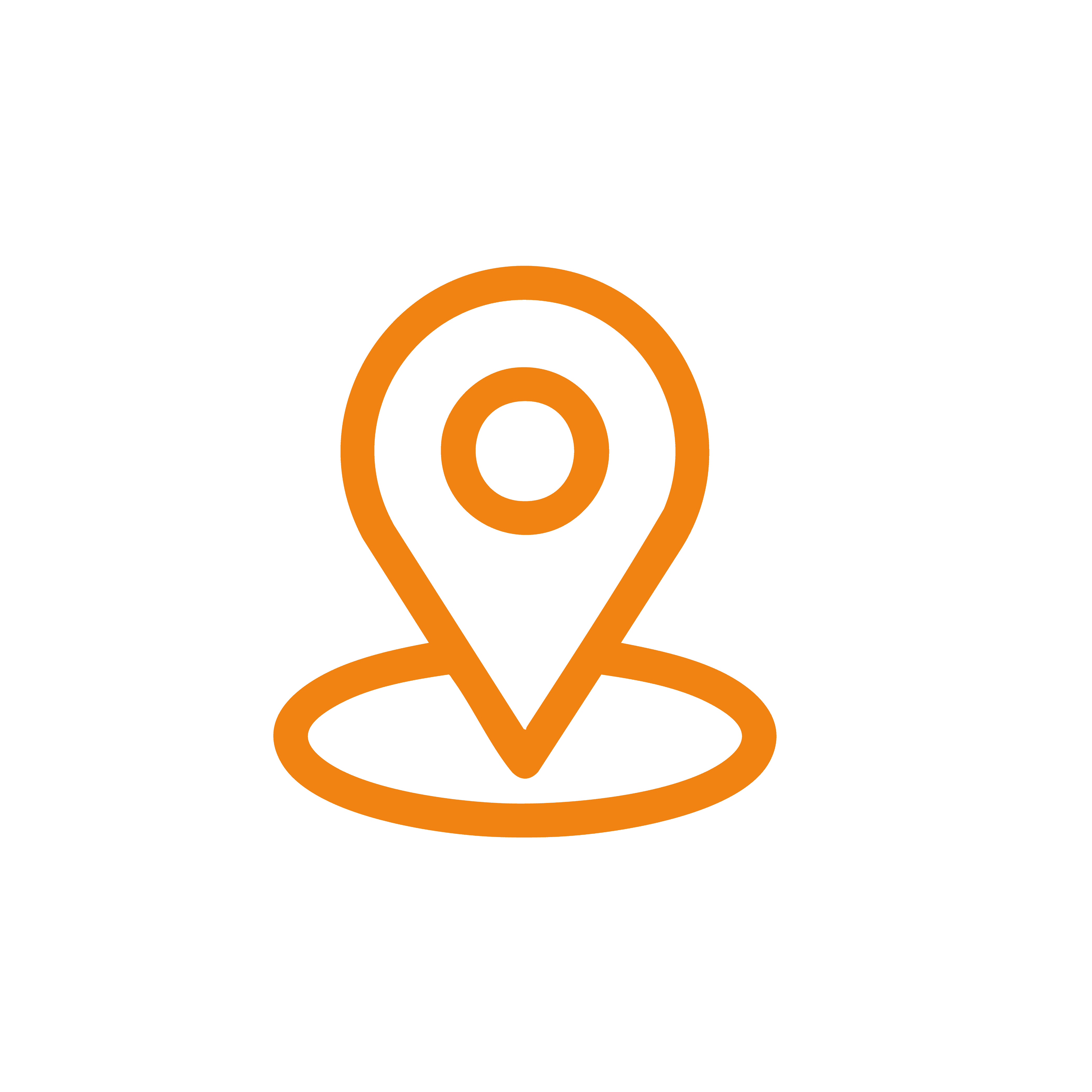 Orange waypoint icon