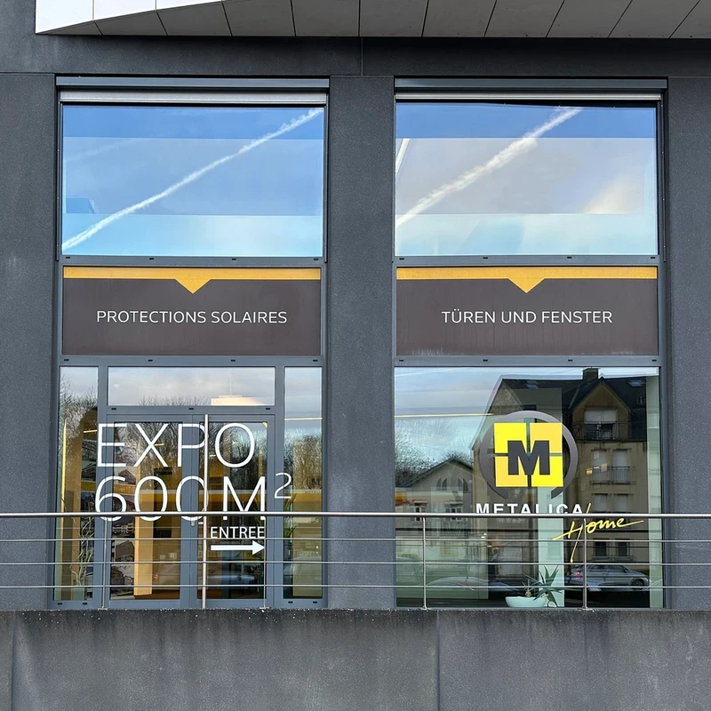 Commercial window stickers