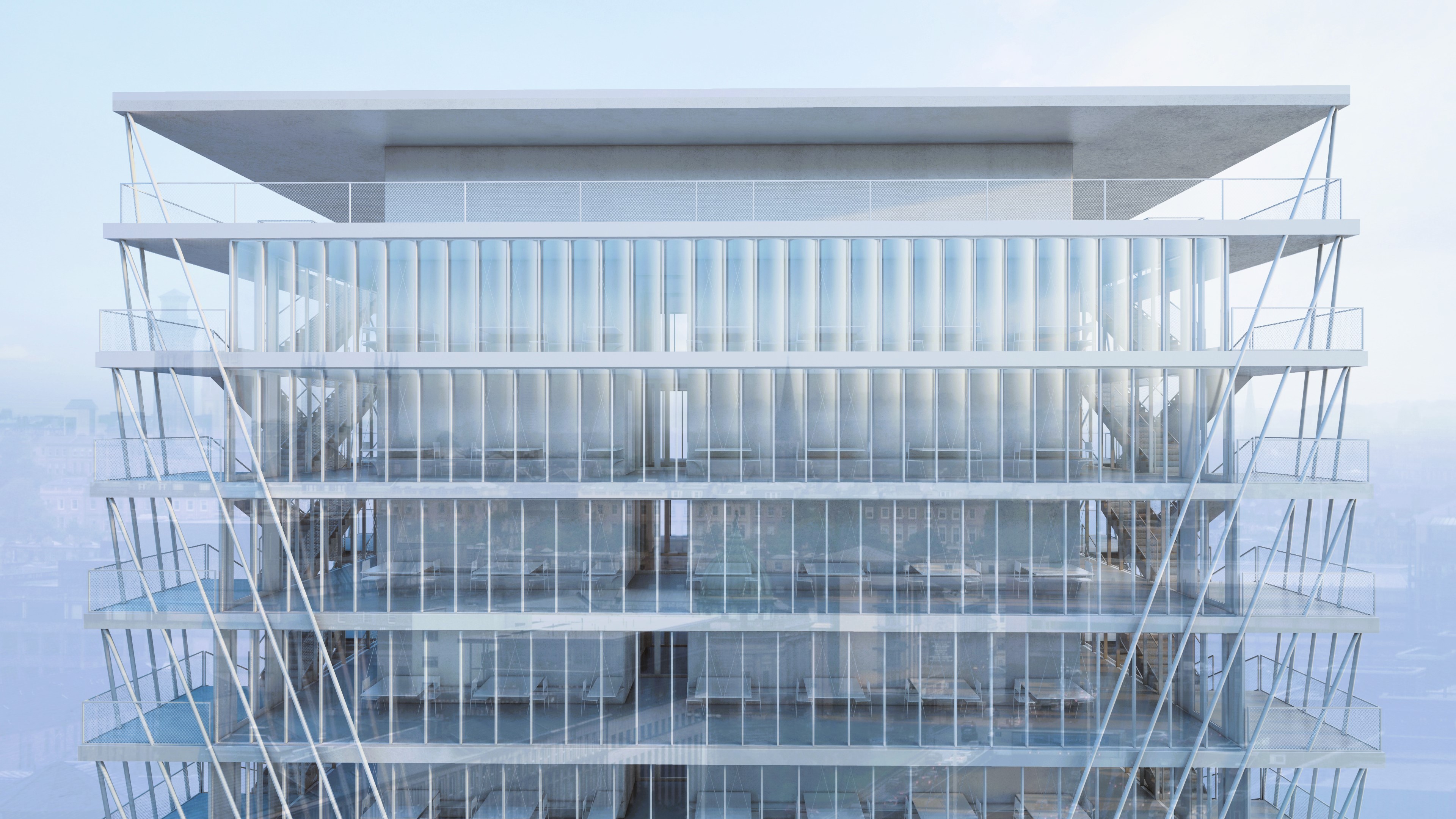 The bistphere aerial view