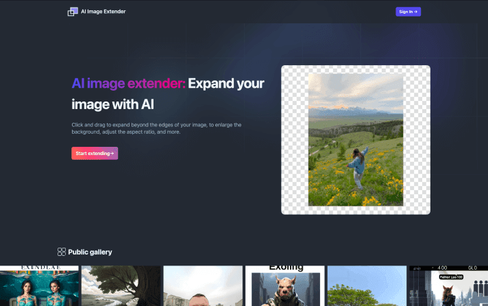AI Image Extender