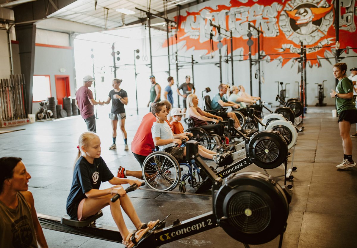 Adaptive CrossFit Workout at Maltese CrossFit in Idaho Falls.