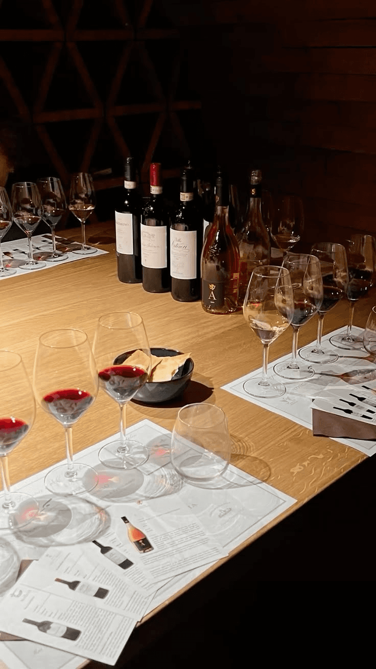 Wine & Spirits Tastings, ALMAR dining service in Colombia.