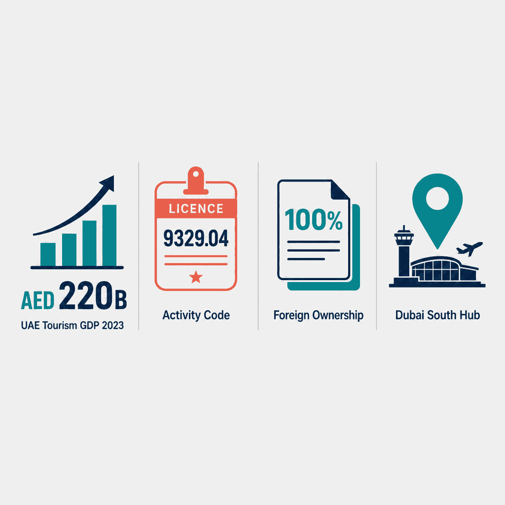 Infographic: Recreational Facilities Equipment Rental Business License in Dubai: Cost and Requirements