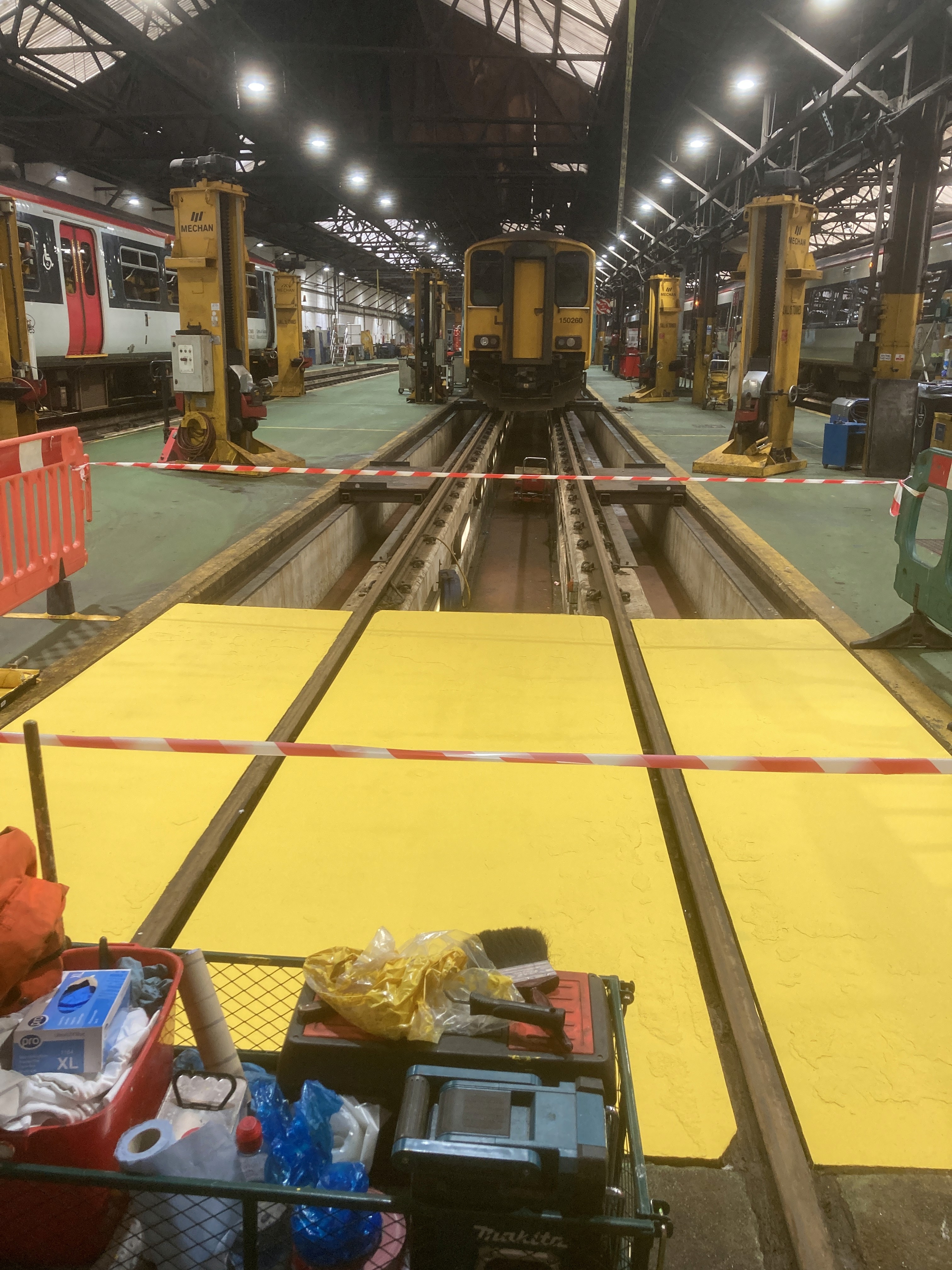 An electrical rail project completed by DPH