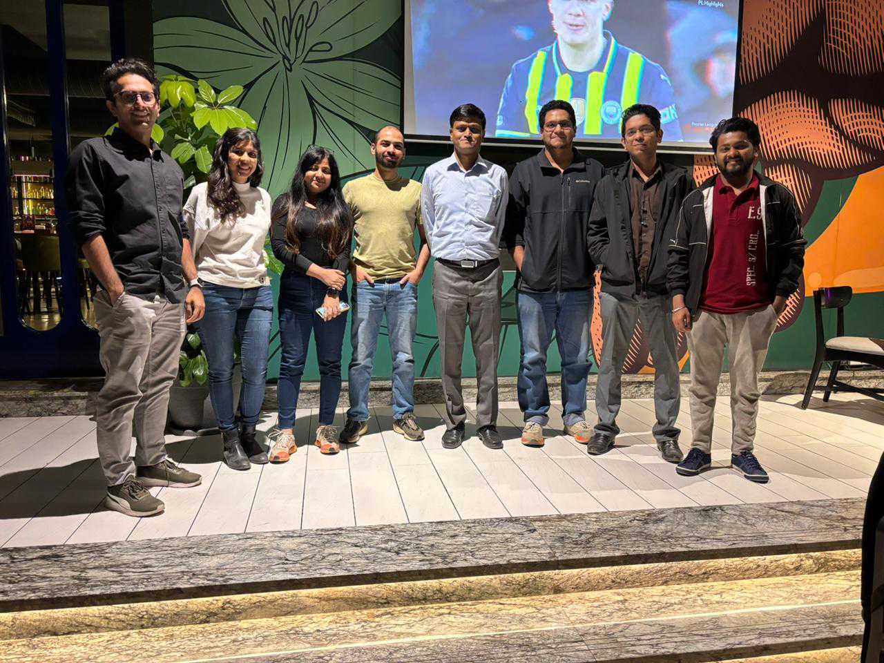 Hiten Rajgor with Intangles team