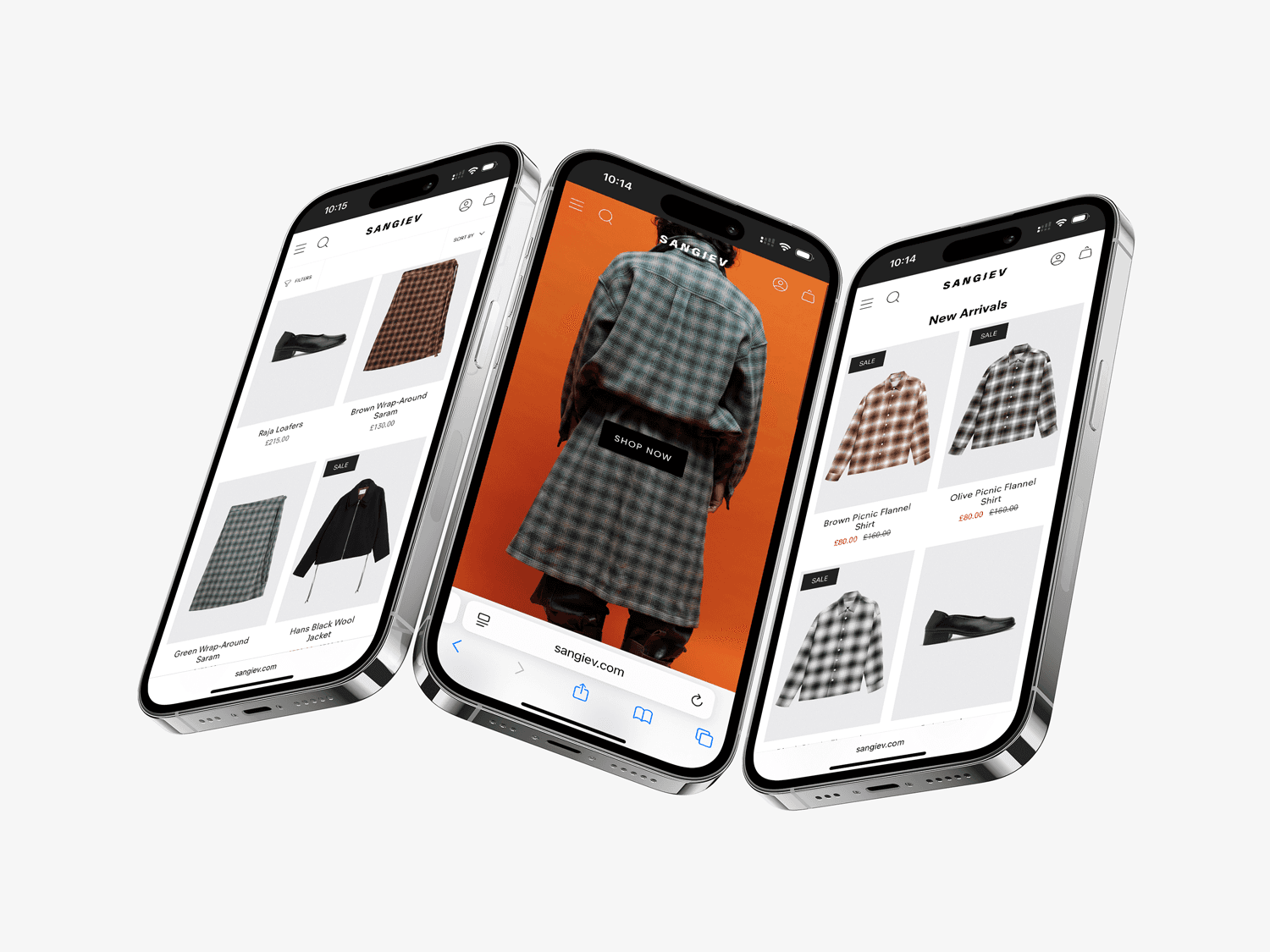 Sangiev Website