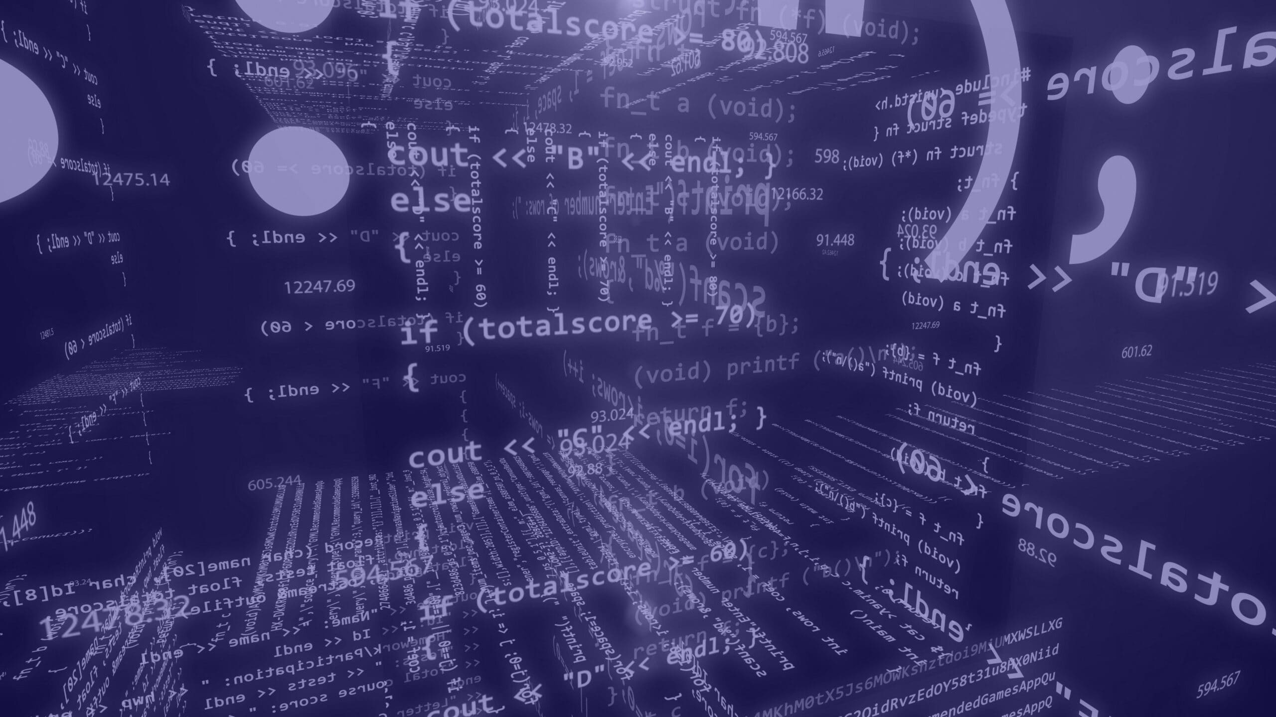 Programming source code