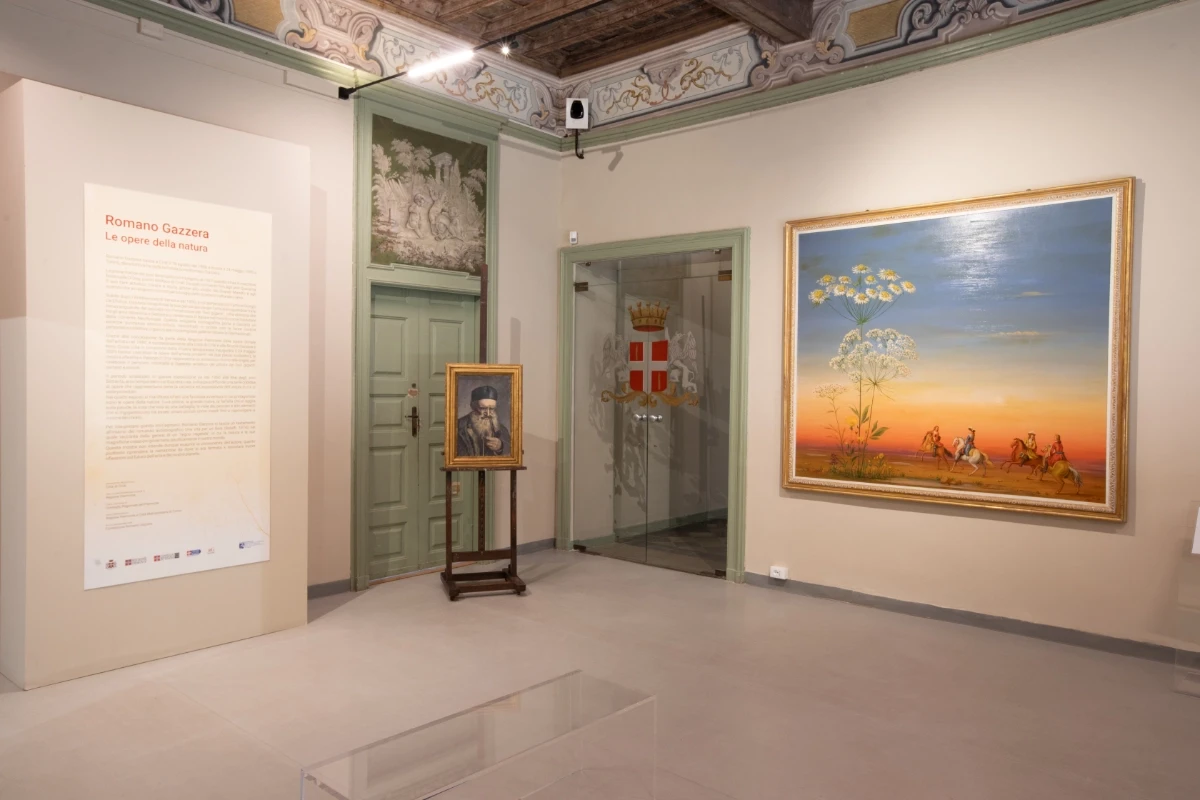 Esposizione dei quadri di Romano Gazzera