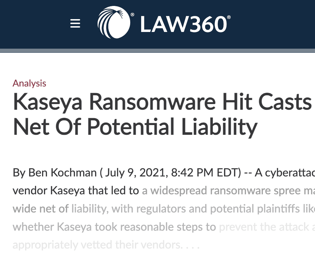 Kaseya Ransomware