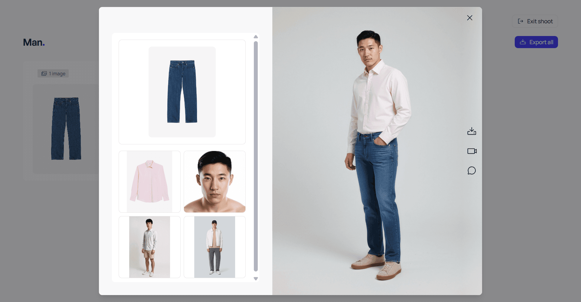 Go to your completed shoots