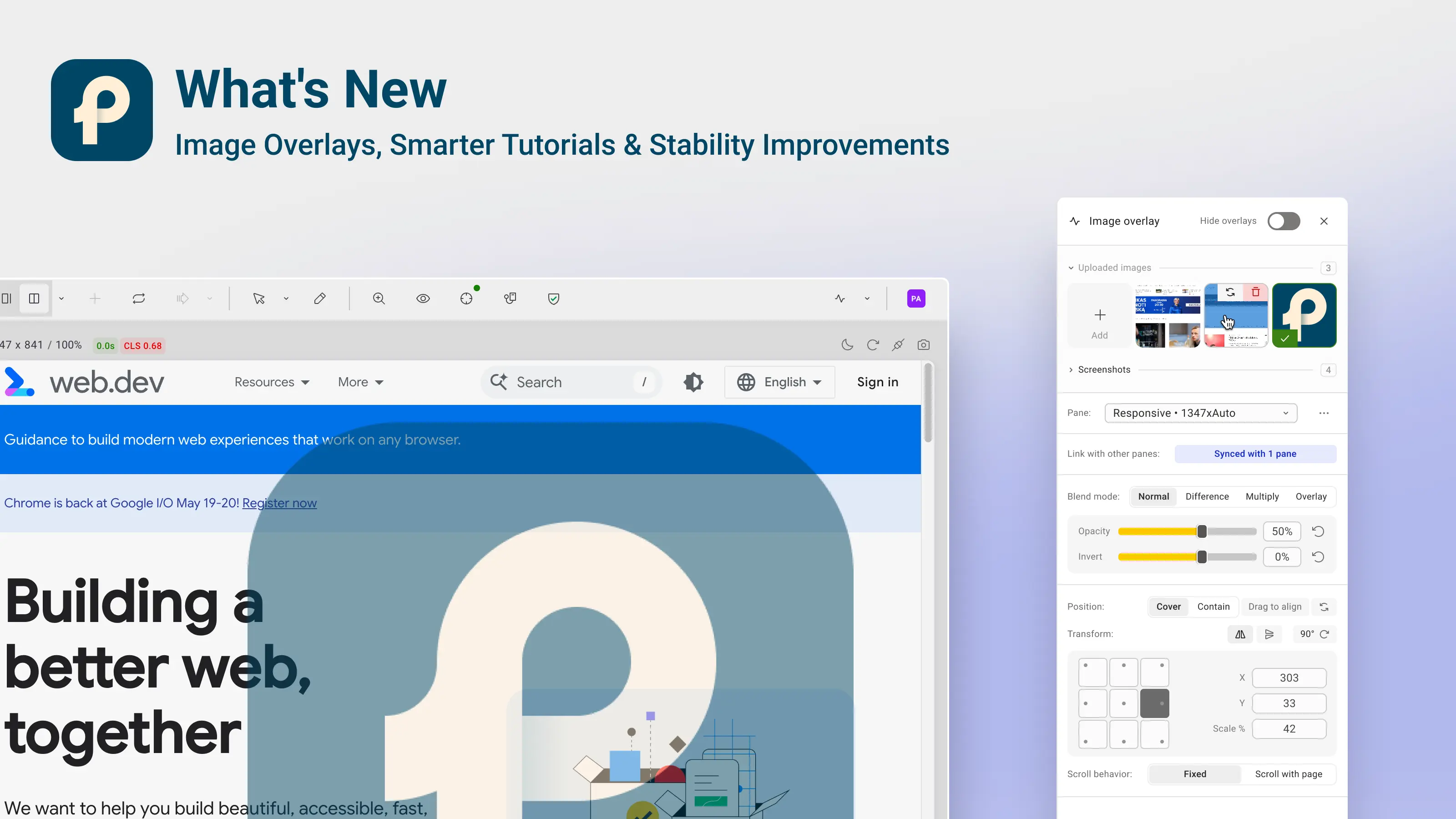 Image Overlays, Smarter Tutorials & Stability Improvements