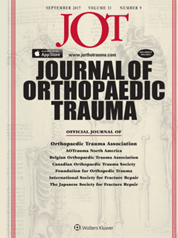 Journal of Orthopaedic Trauma cover