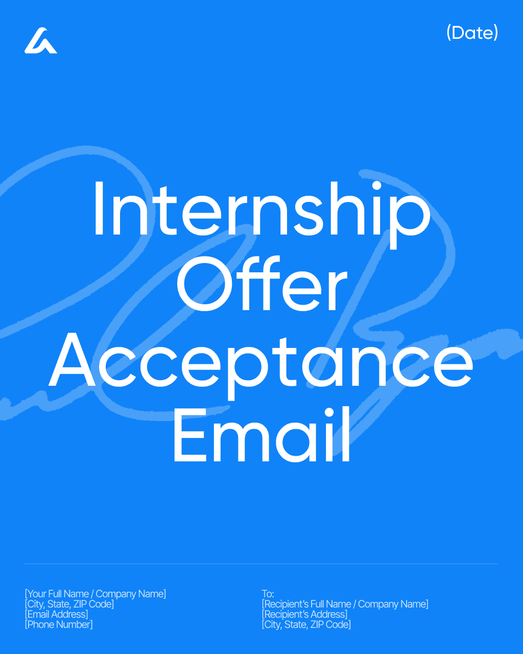 Internship Offer Acceptance Email 