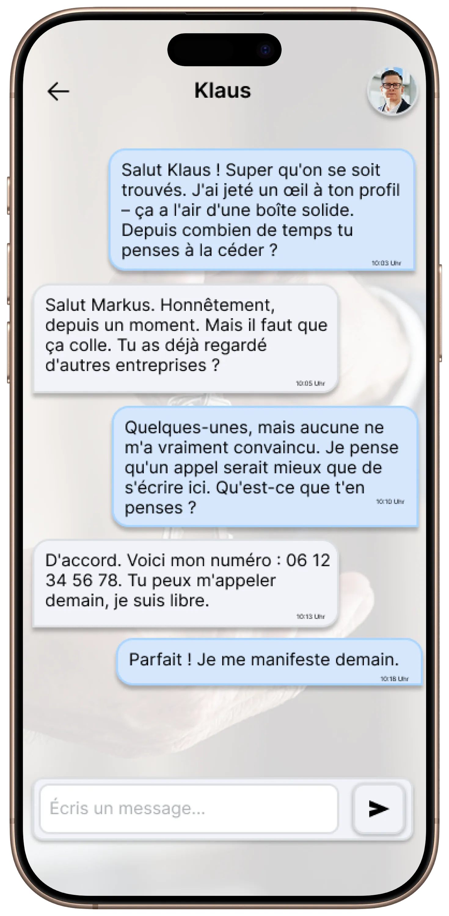 BIZZqui Chat : acheter et vendre une entreprise en contact direct – mise en relation anonyme sans intermédiaire pour la reprise d'entreprise