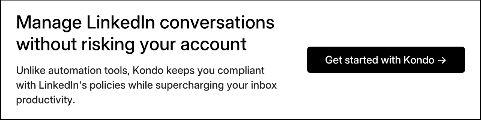 Manage LinkedIn conversations without risking your account
