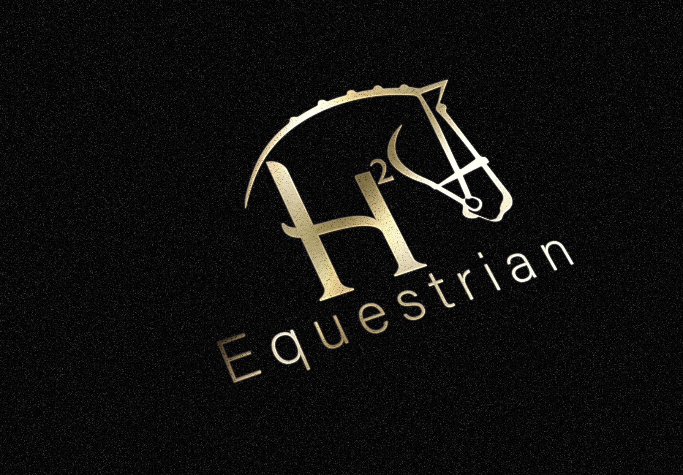 h square  equestrian logo