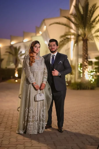 Elegant bridal photoshoot in Islamabad with natural light wedding photography