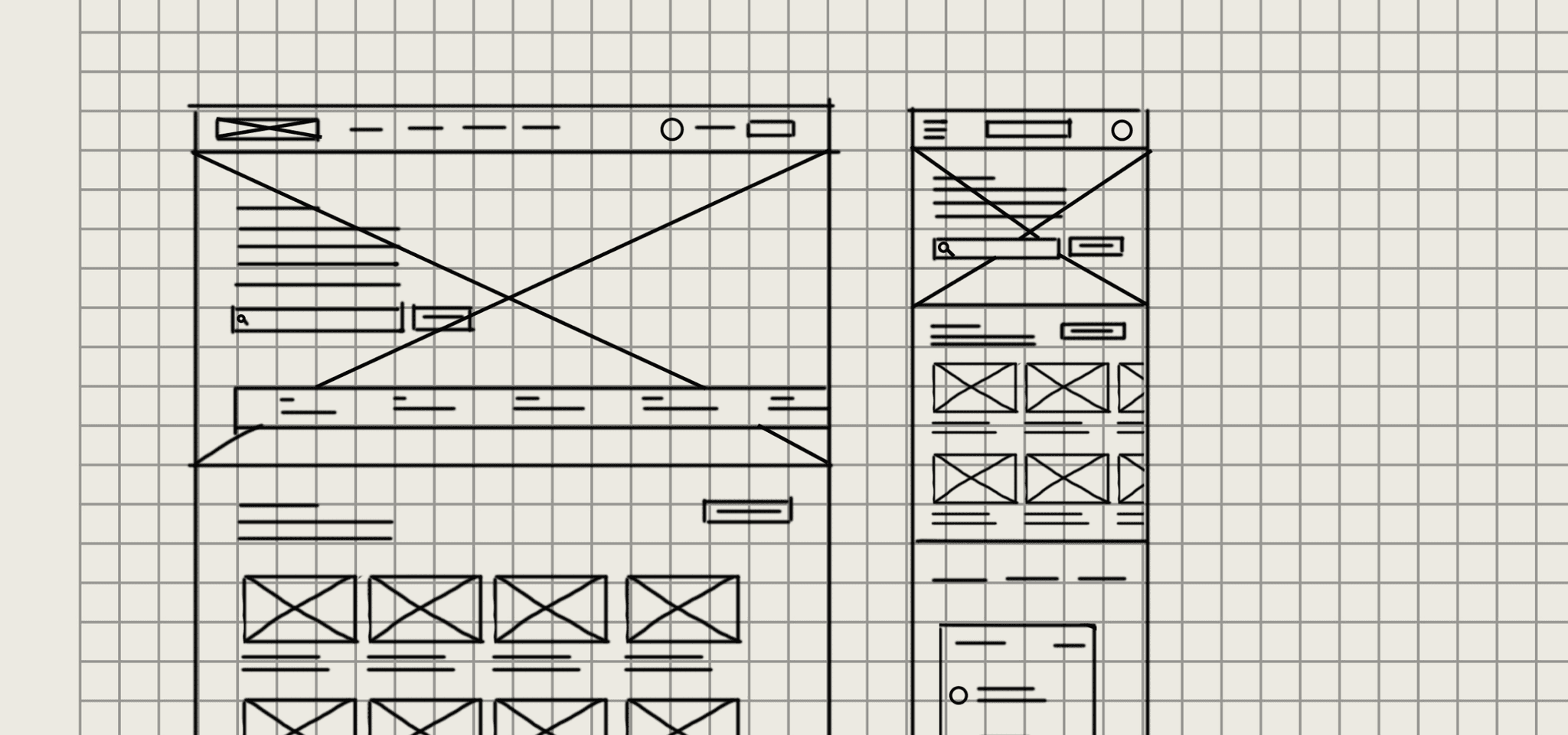 Paper Wireframe Invest Union