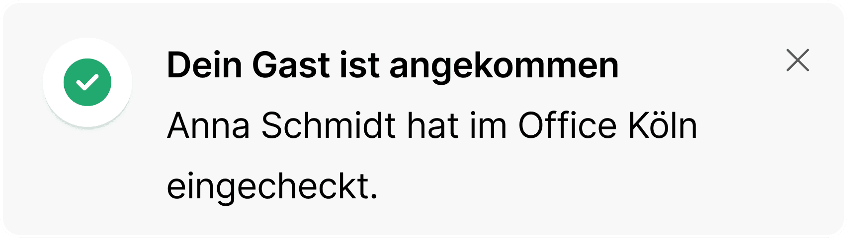 Zugangscode für Raumbuchungstool