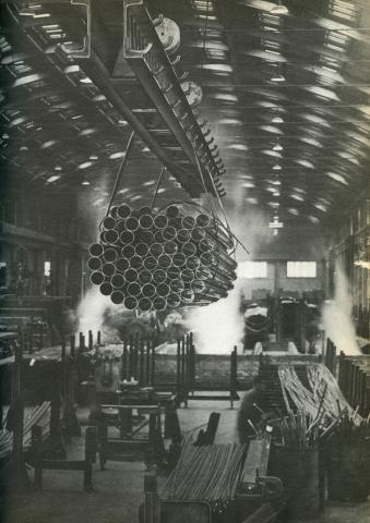 Cañerías y tubos de cobre de la Industria Metalúrgica Madeco.