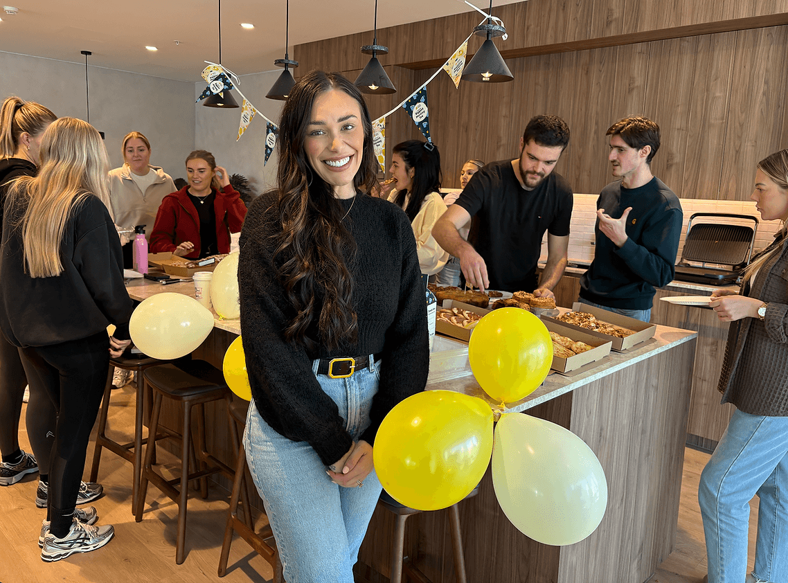 Chloe at Macmillan Cancer Support’s Coffee Morning