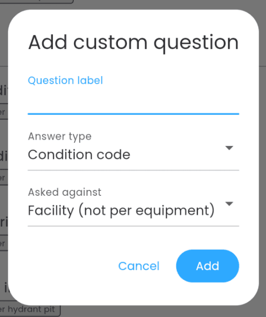 Add custom question in Compliance Manager