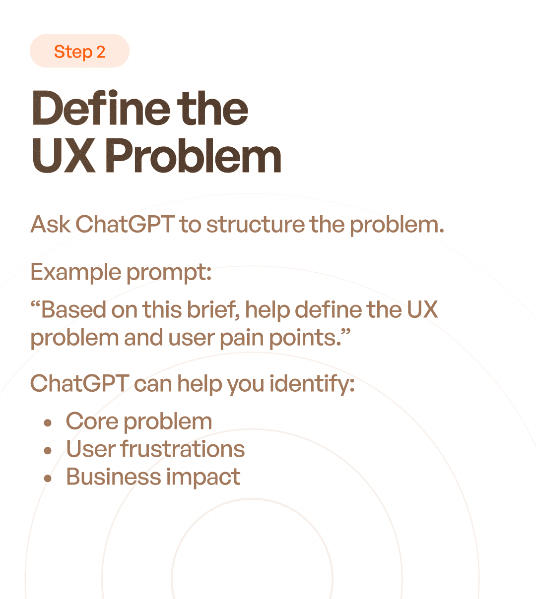 UX Problem in brief