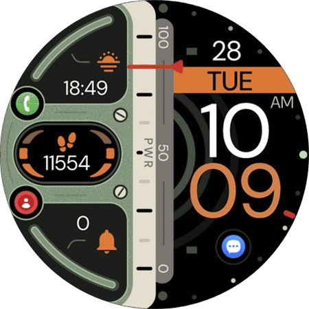 Digital Watch Face for Wear OS watches