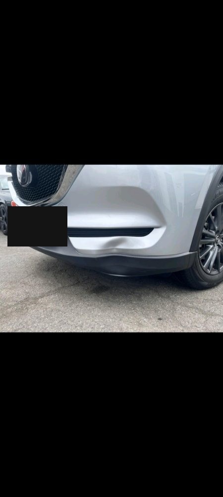 Mazda bumper dent repair
