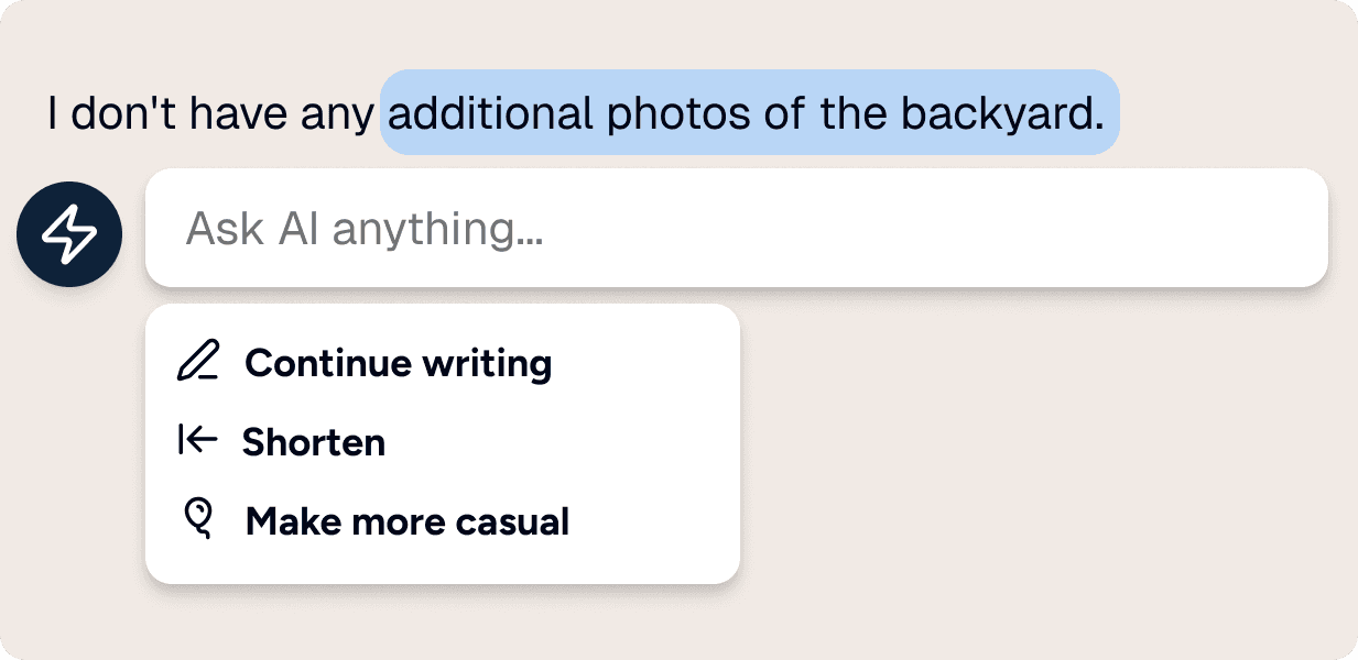 An image of Dreelio's in app customization feature