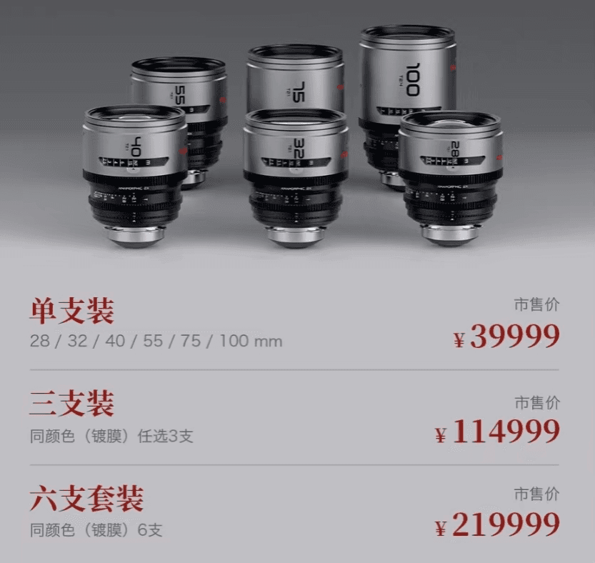 PAVO「翎」系列2X变宽电影镜头正式上市