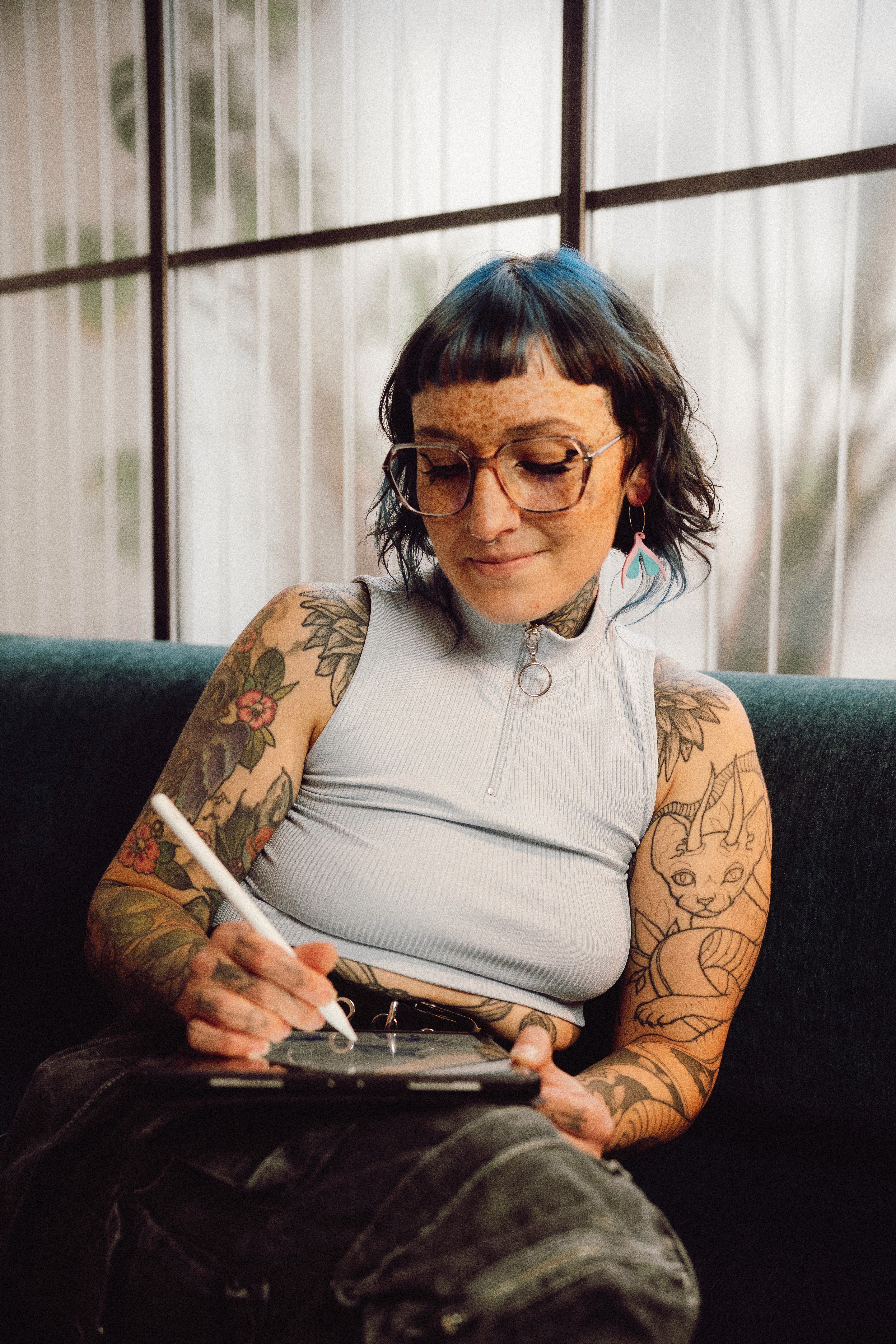 Tattoo Artist Sandra at Atelier Scarabée Bochum