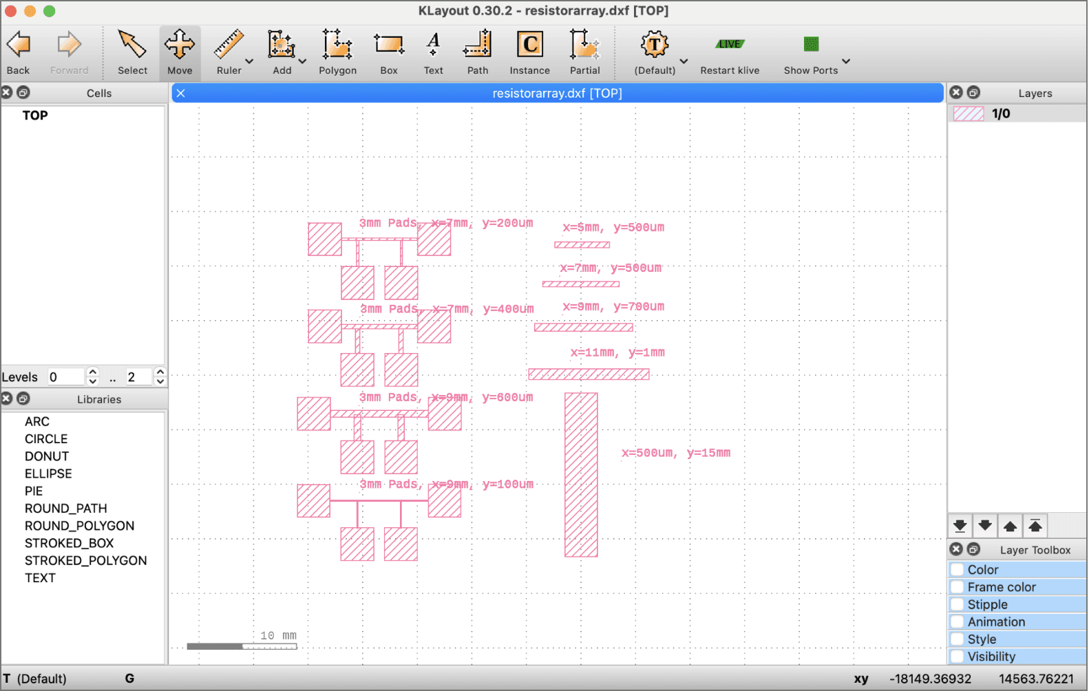 Design KLayout
