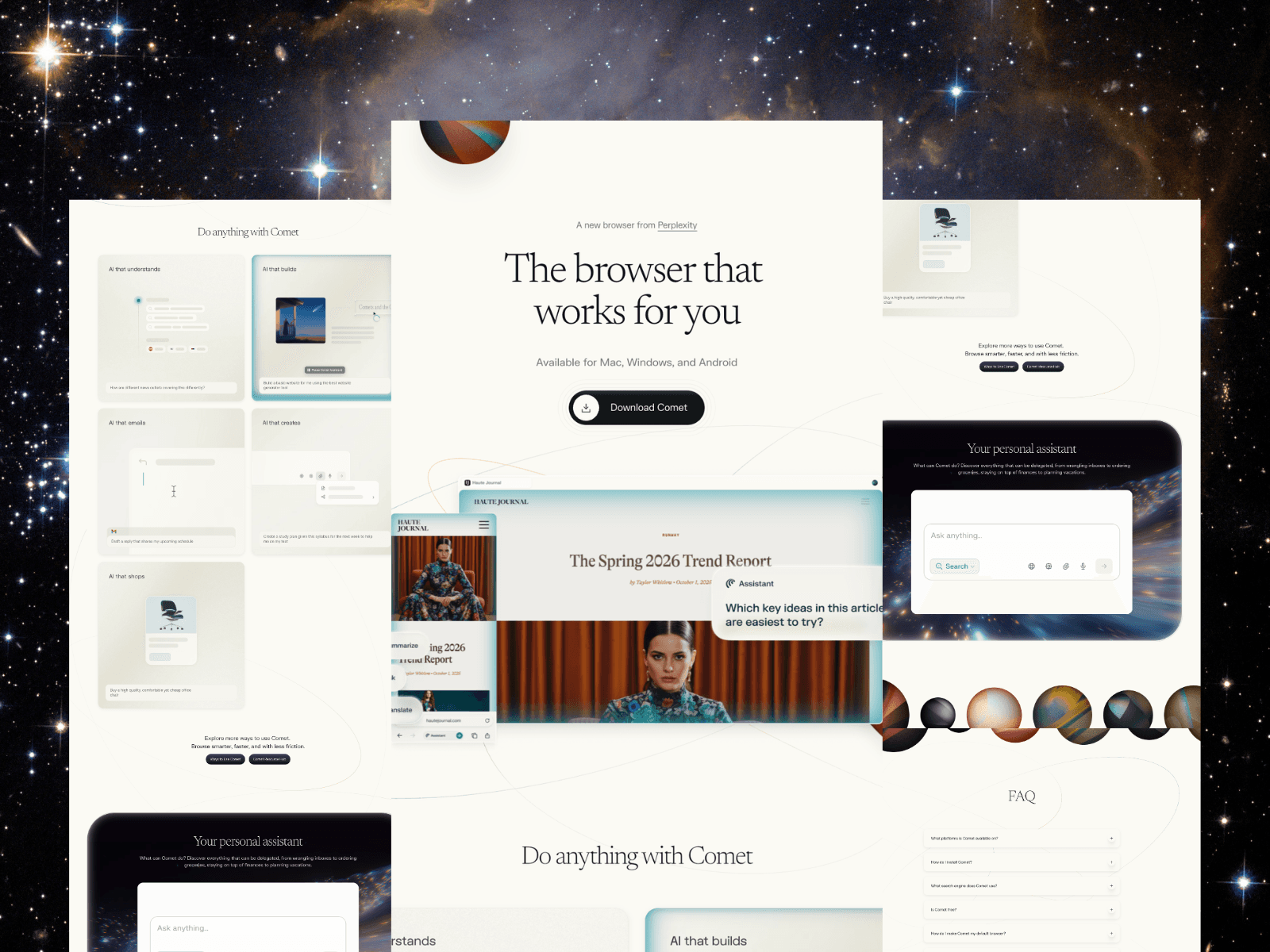 Comet - AI-powered web browser developed by Perplexity AI