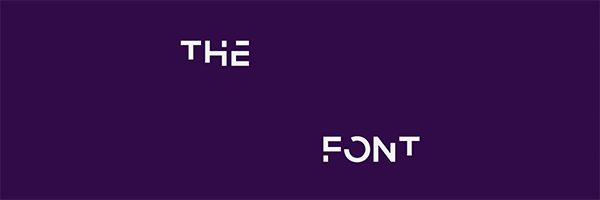 Purple Display font gif