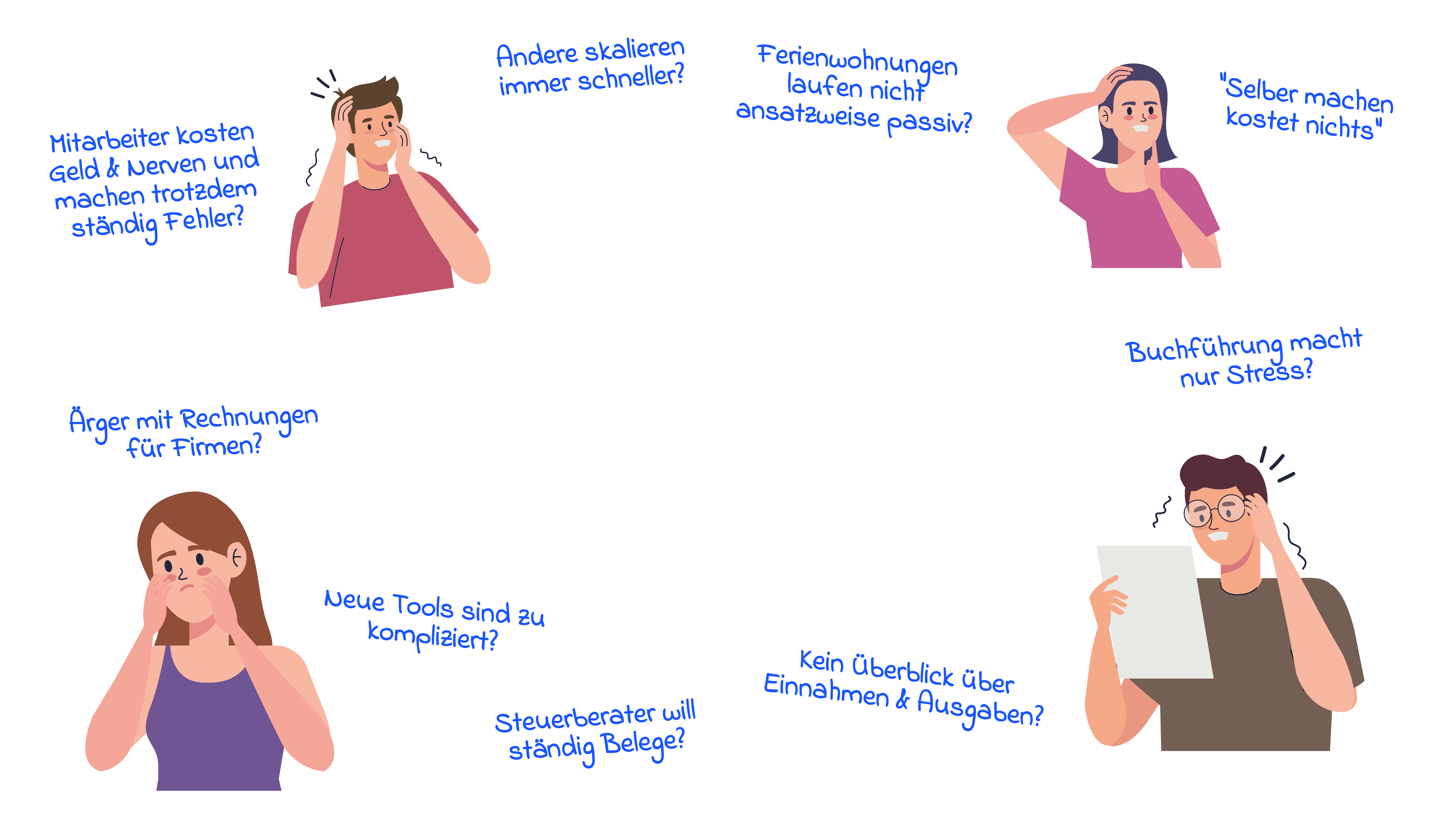 Verschiedene Fragestellungen werden erläutert