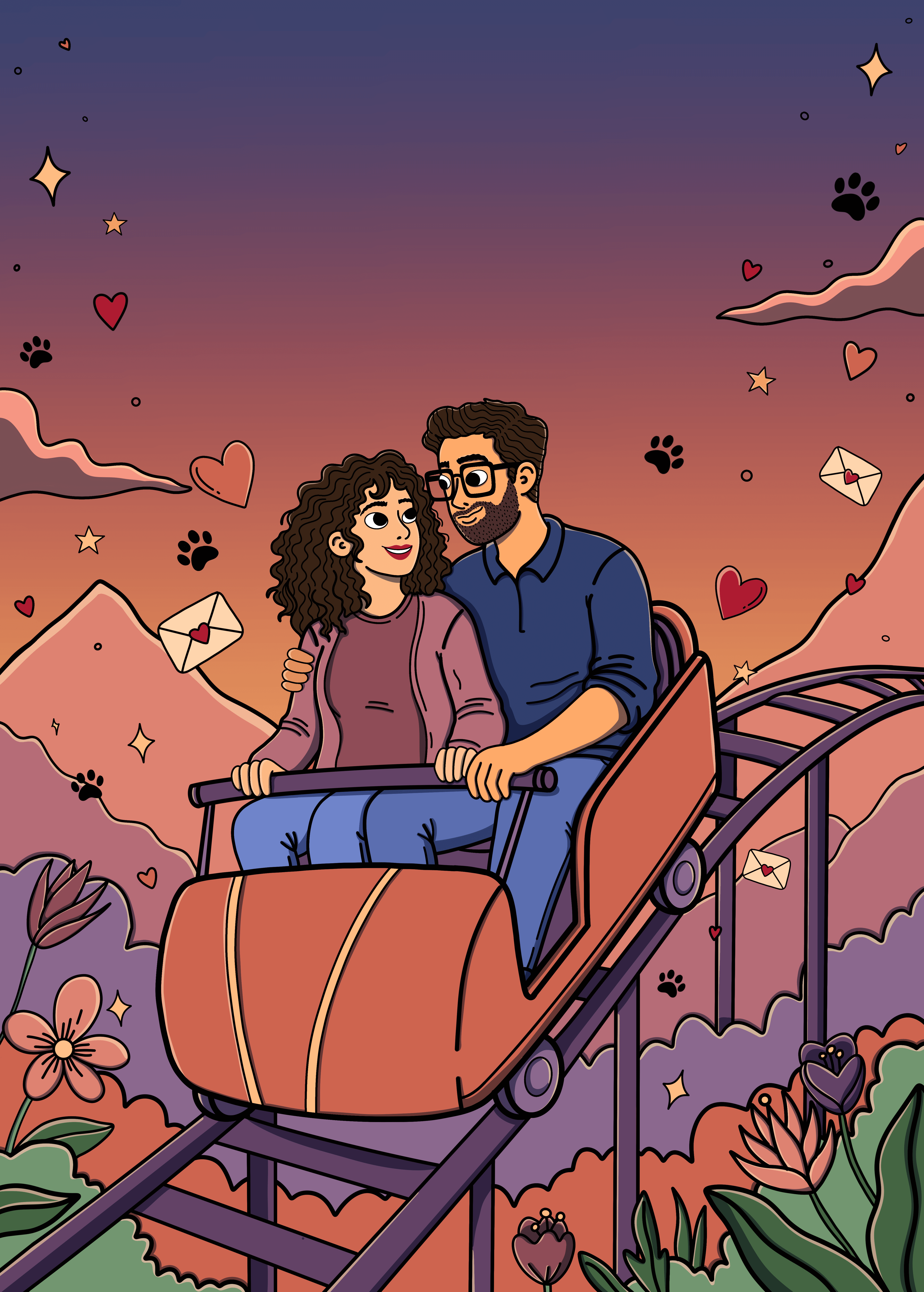 una historia llamada amor ilustración sara cansino