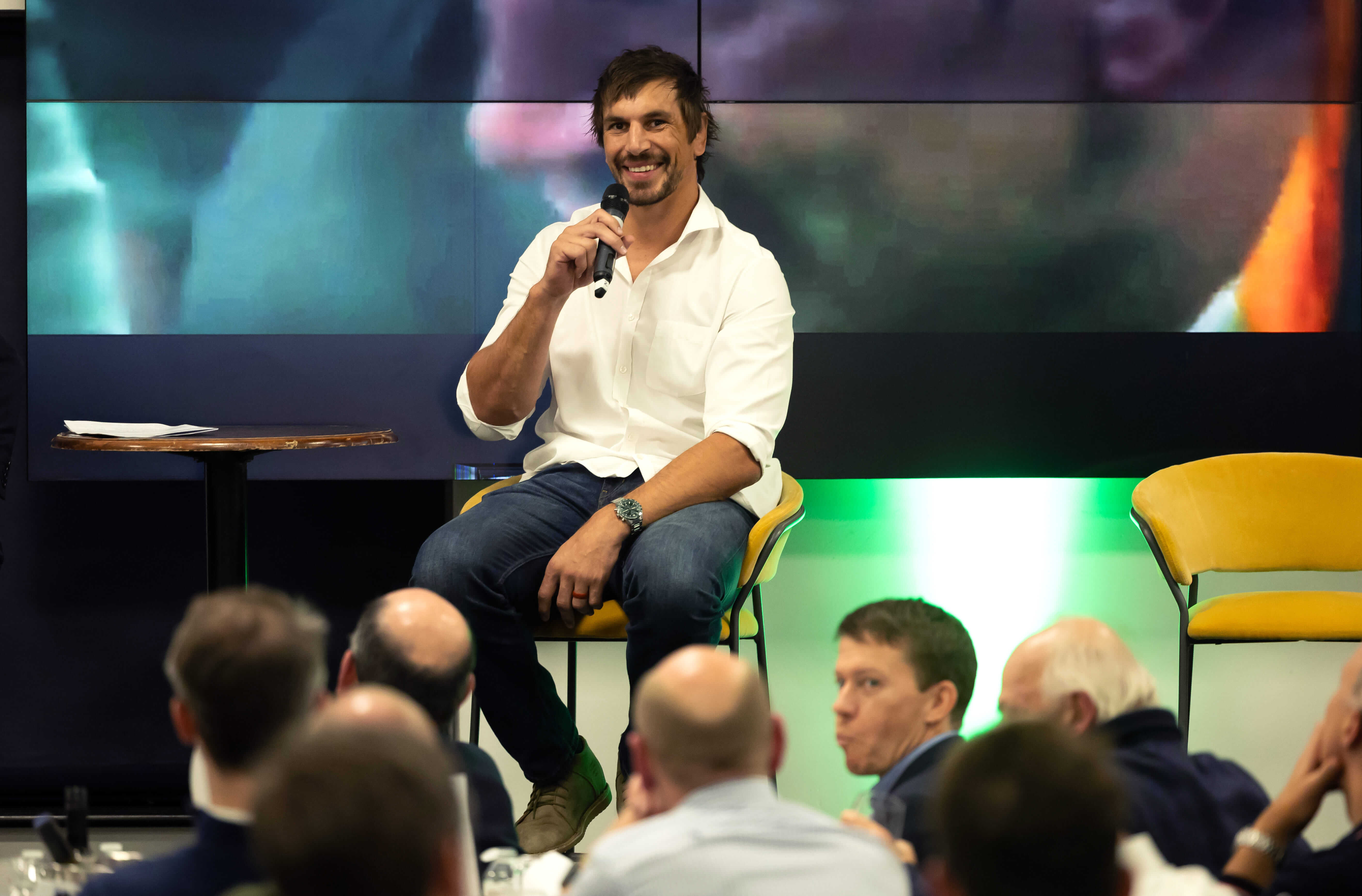 Dinner event in London with Eben Etzebeth