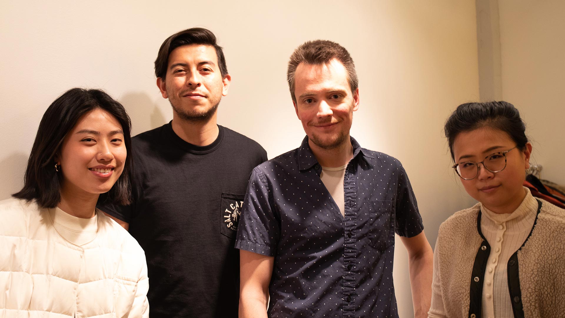 two students with Jose and Justin photo