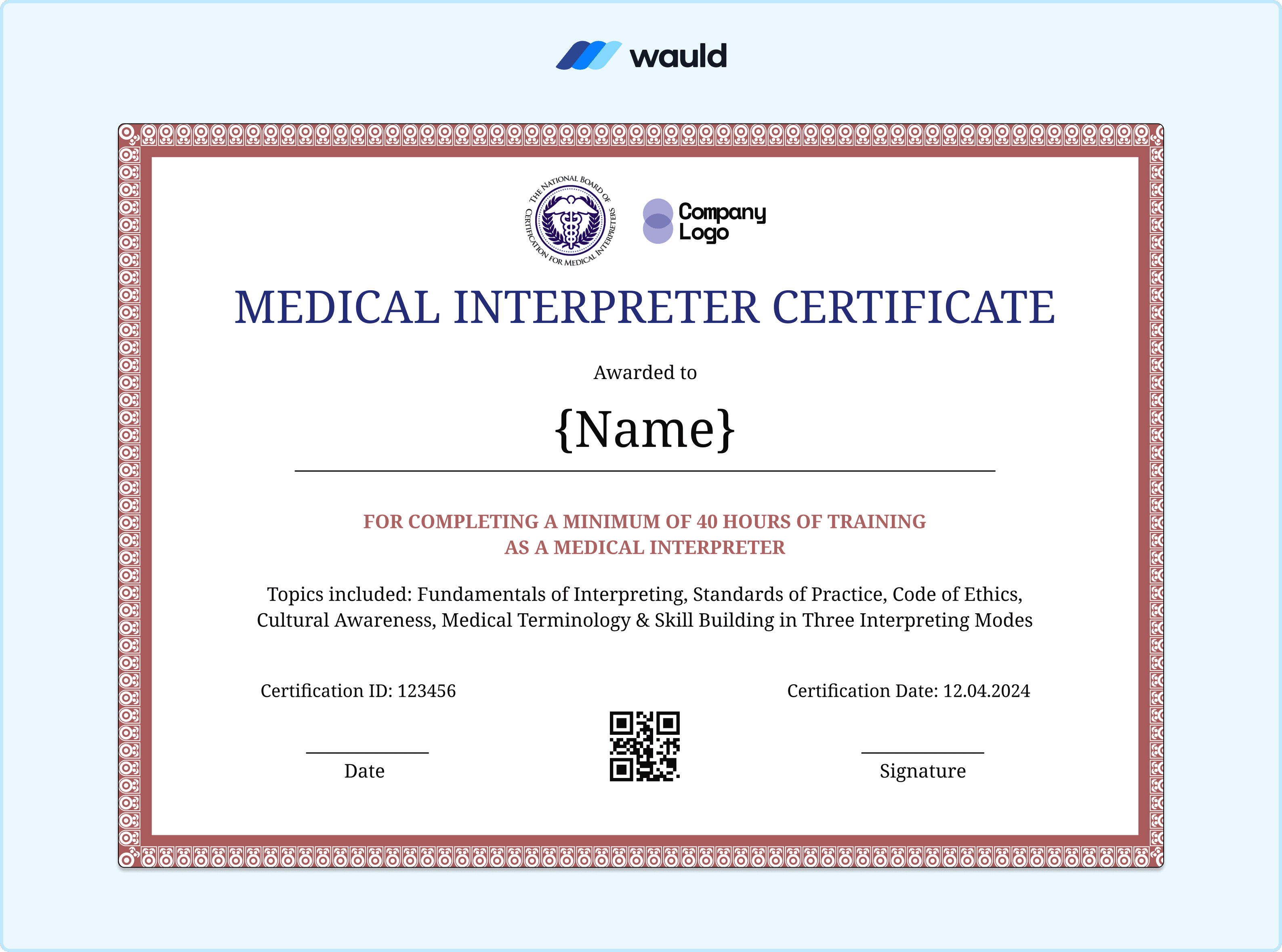 Medical Interpreter Certificate