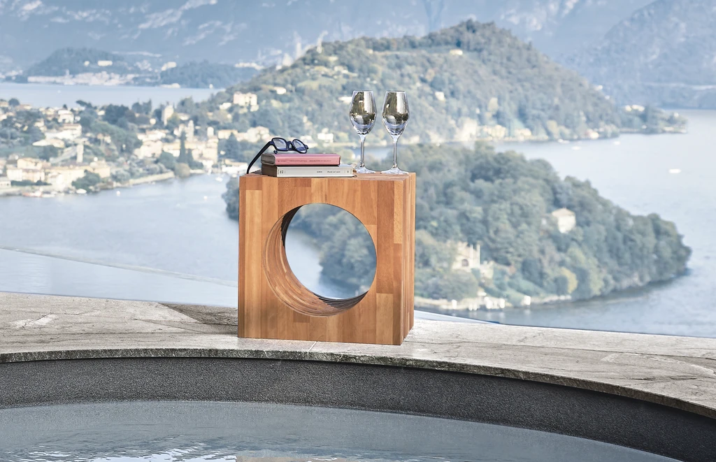outdoor pool view of lake como