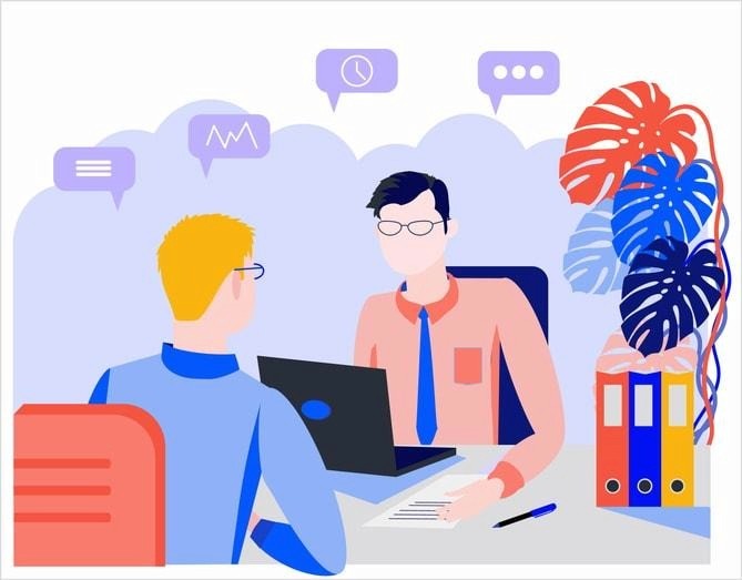 The image depicts a professional interviewer actively listening to a candidate during a job interview, showcasing effective interviewing skills through attentive body language and maintaining eye contact. This interaction highlights the importance of communication skills and building rapport to engage candidates and assess their abilities effectively.